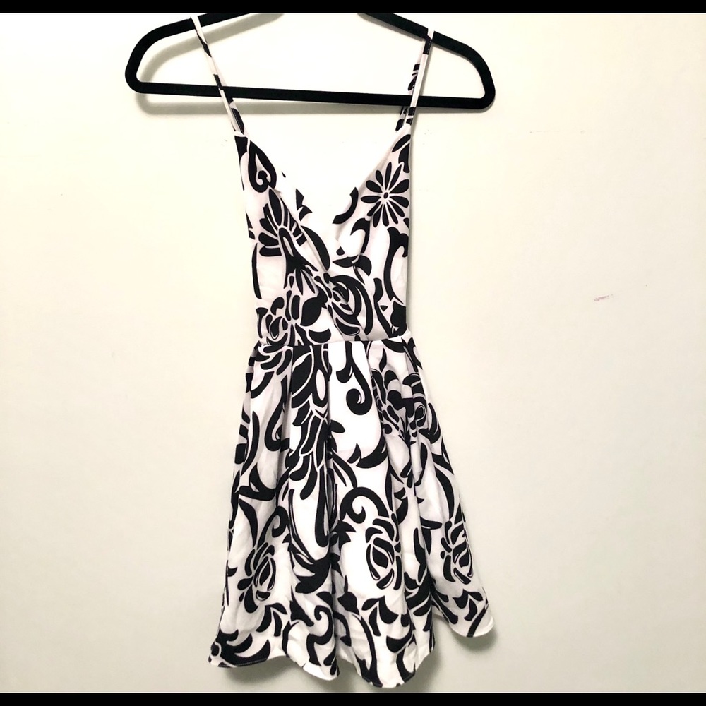 Fit & Flare Dress with Floral Print